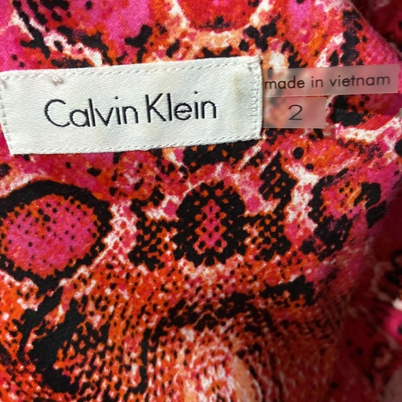 Calvin Klein Snake Print Dress - Picture 4 of 5